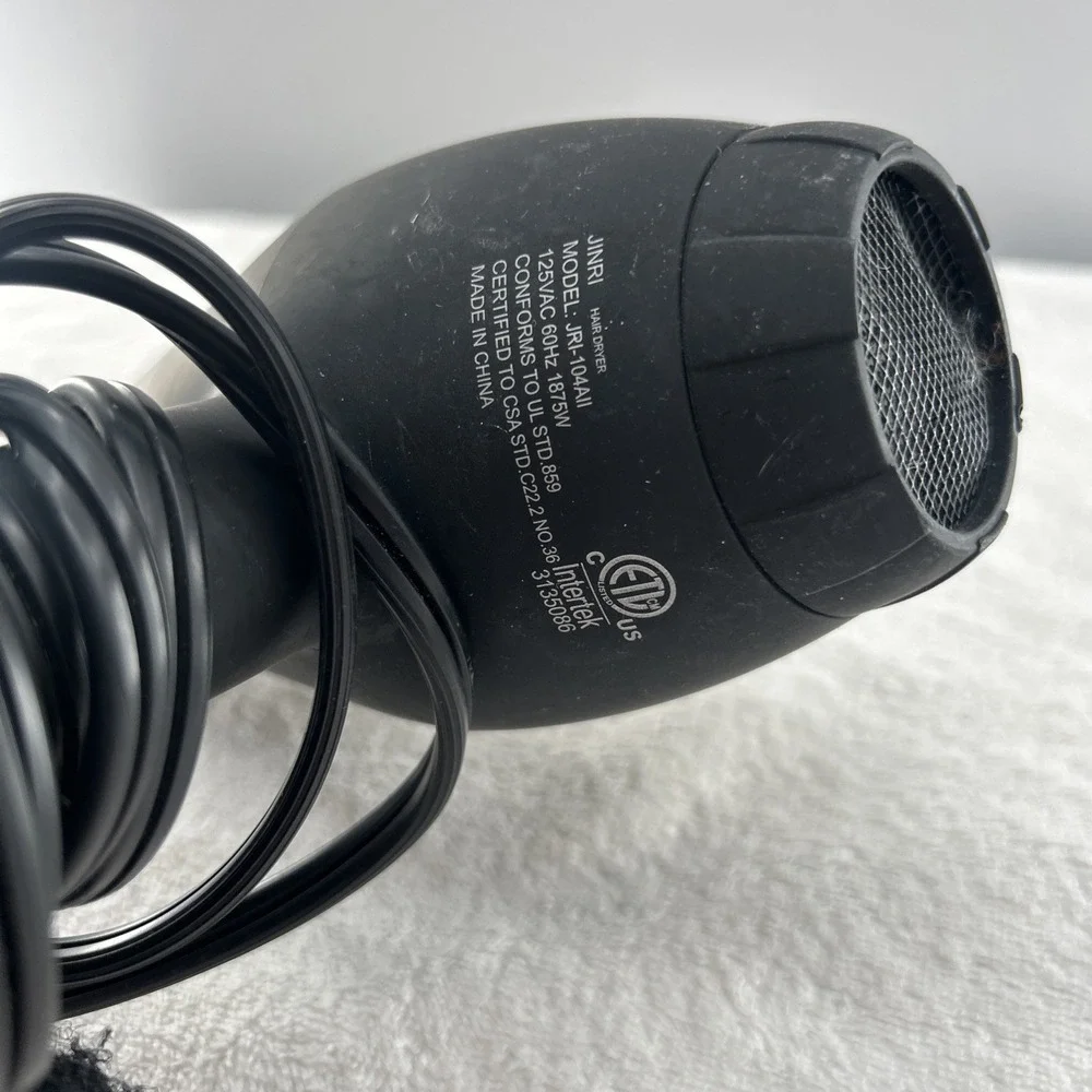 JINRI Paris Professional Black Hair Dryer JRI-104All Used 88.5